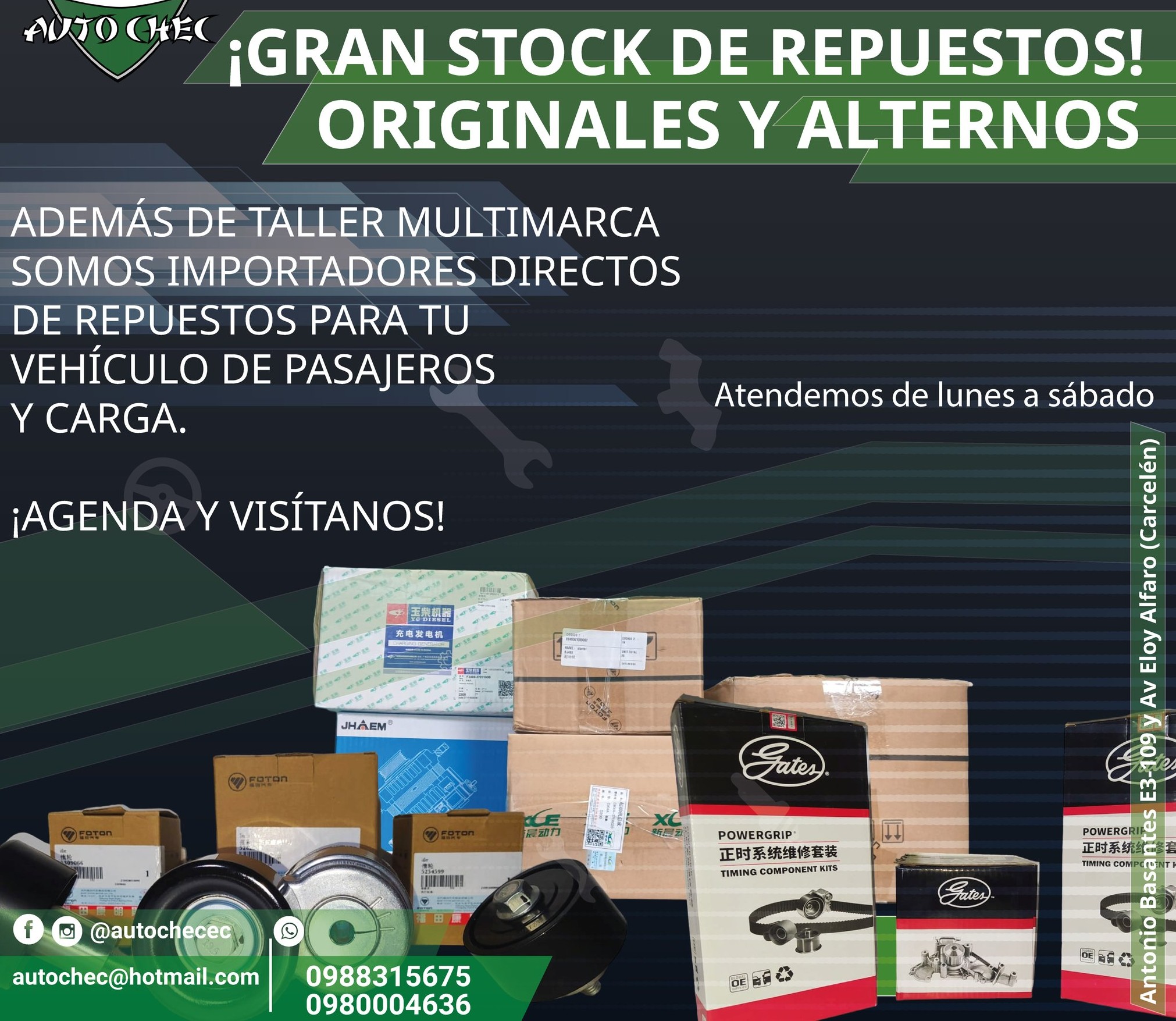 Repuestos Originales y Garantizados